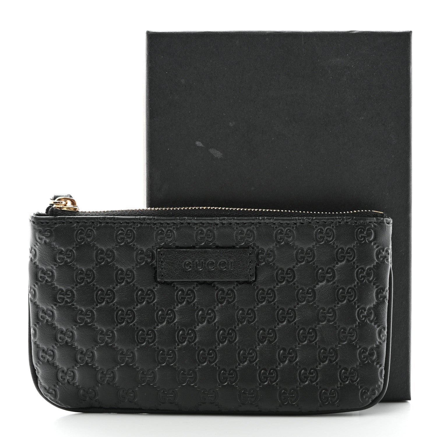 Gucci Microguccissima Key Ring Coin Case Black 10 of 10