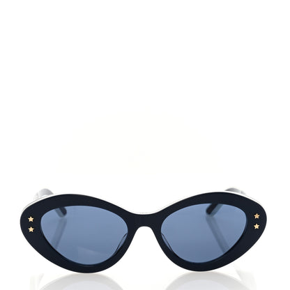 Christian Dior Acetate DiorPacific B1U Butterfly Sunglasses Shiny Blue 2 of 9