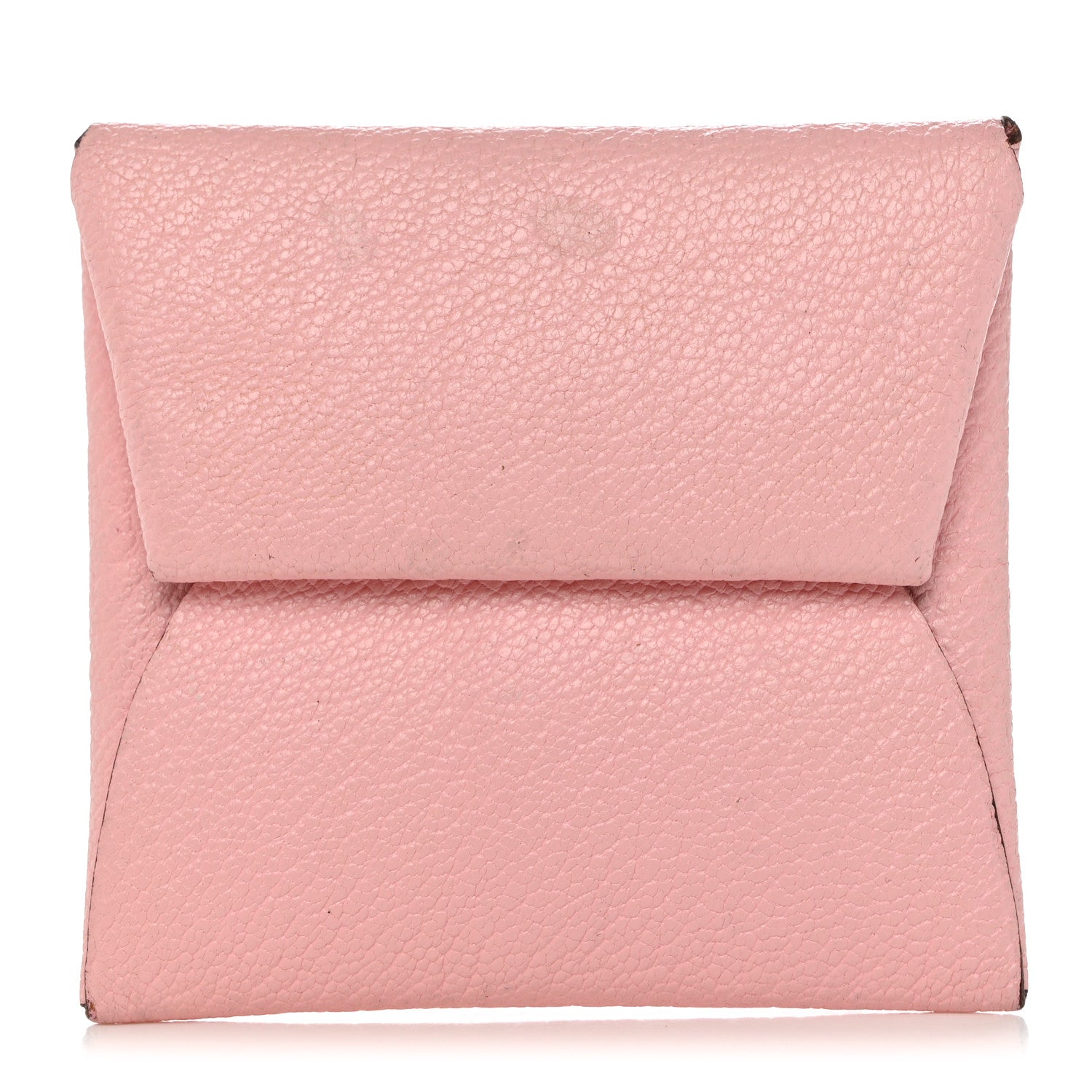 Hermes Chevre Mysore Verso Bastia Coin Purse Rose Confetti Brique 1 of 10