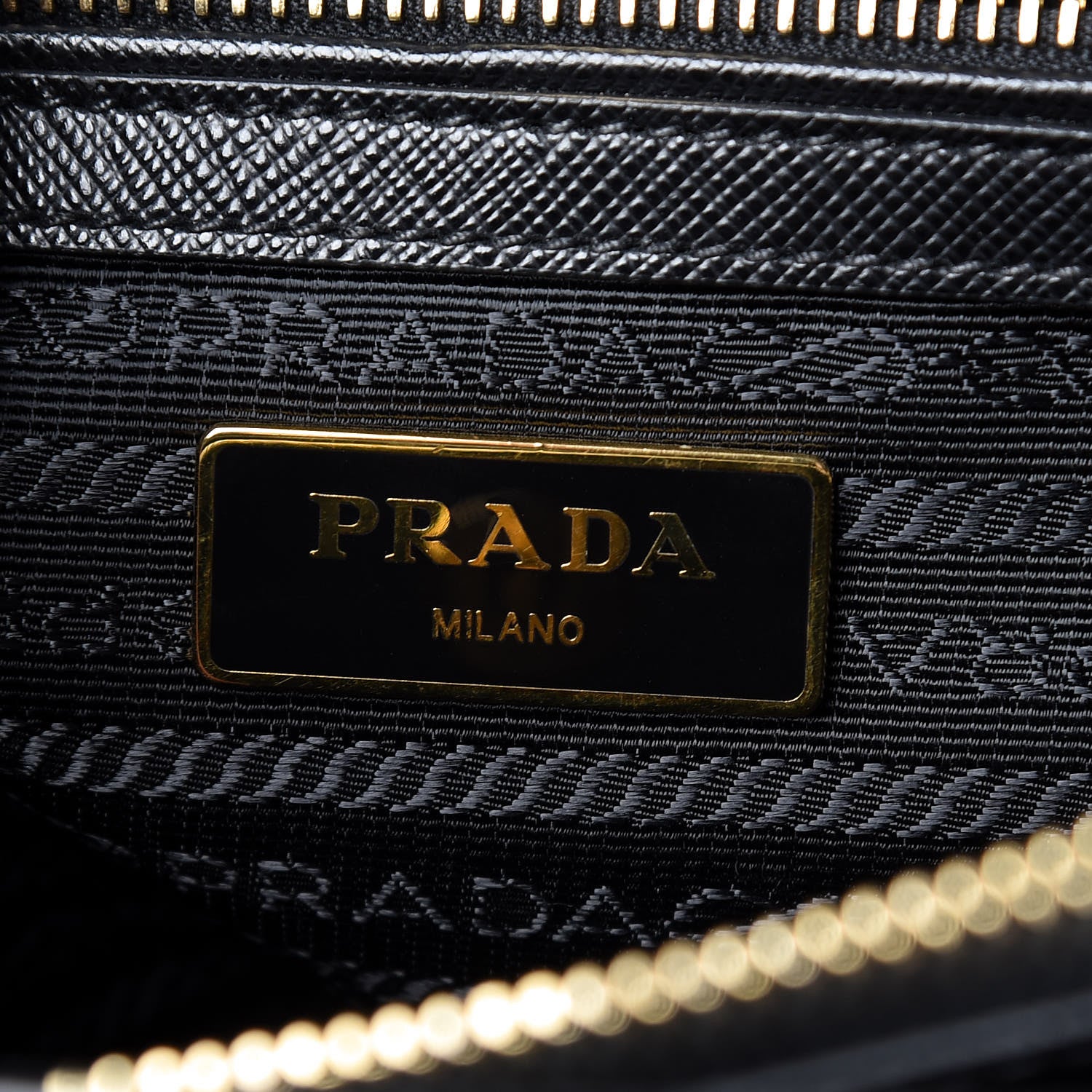 Prada Saffiano Lux Medium Tote Black 6 of 10