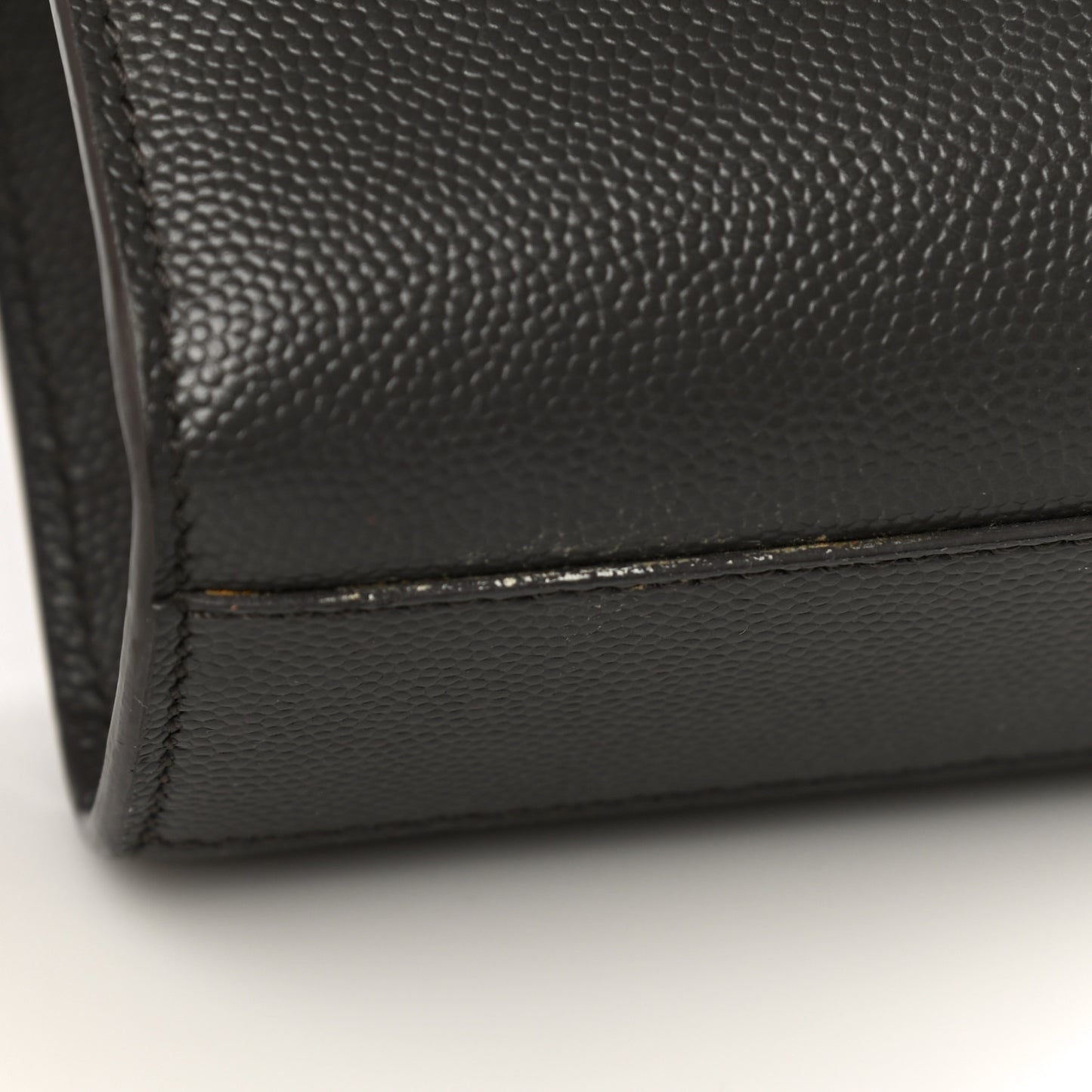 Grain De Poudre Medium Classic Monogram Kate Satchel Earth Grey