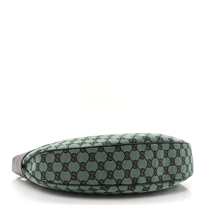 Gucci Monogram Half Moon Hobo Green 4 of 10