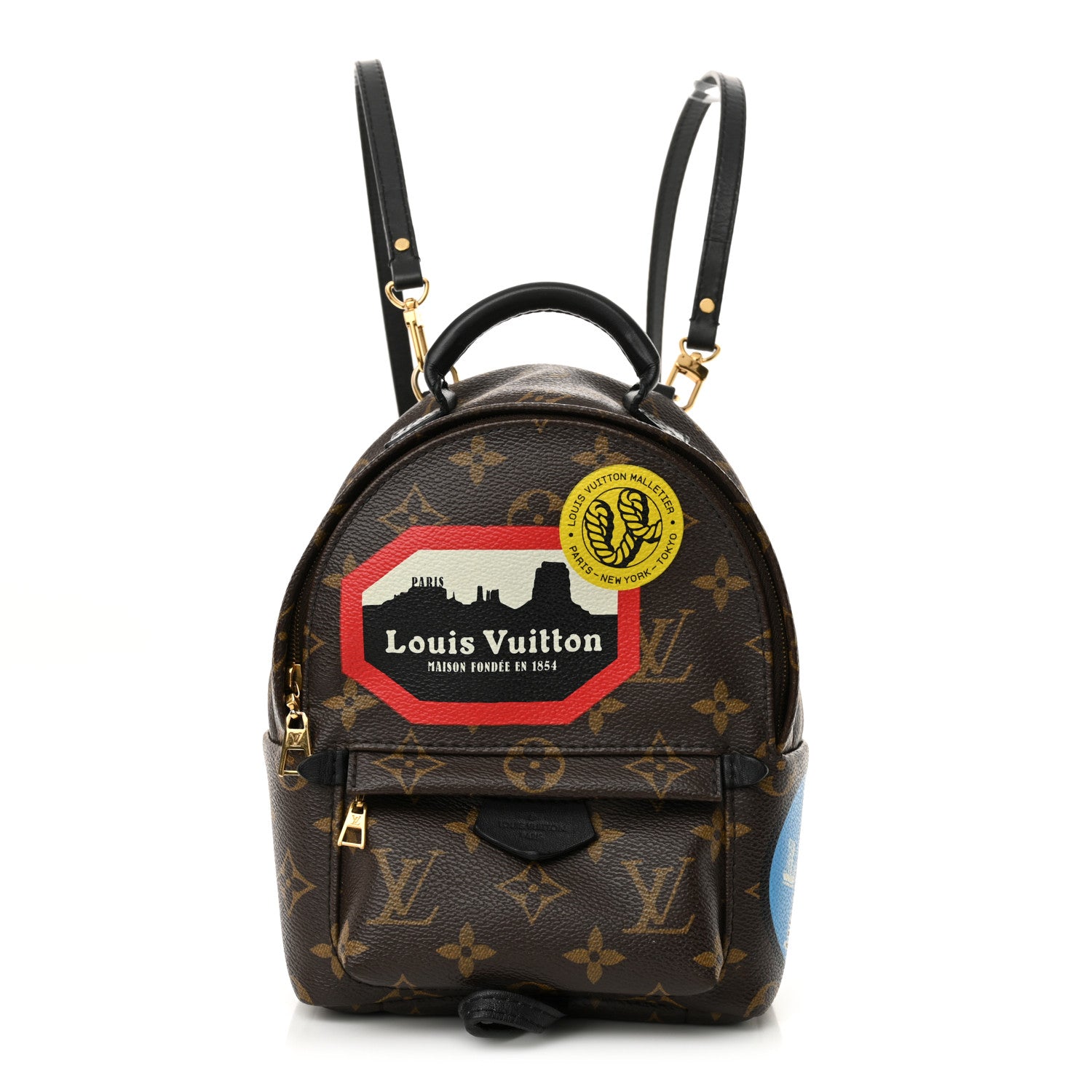 Louis Vuitton Monogram World Tour Palm Springs Backpack Mini 1 of 11