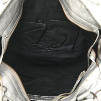 Balenciaga Metallic Agneau Classic Hardware Velo Gris Aluminum 5 of 11