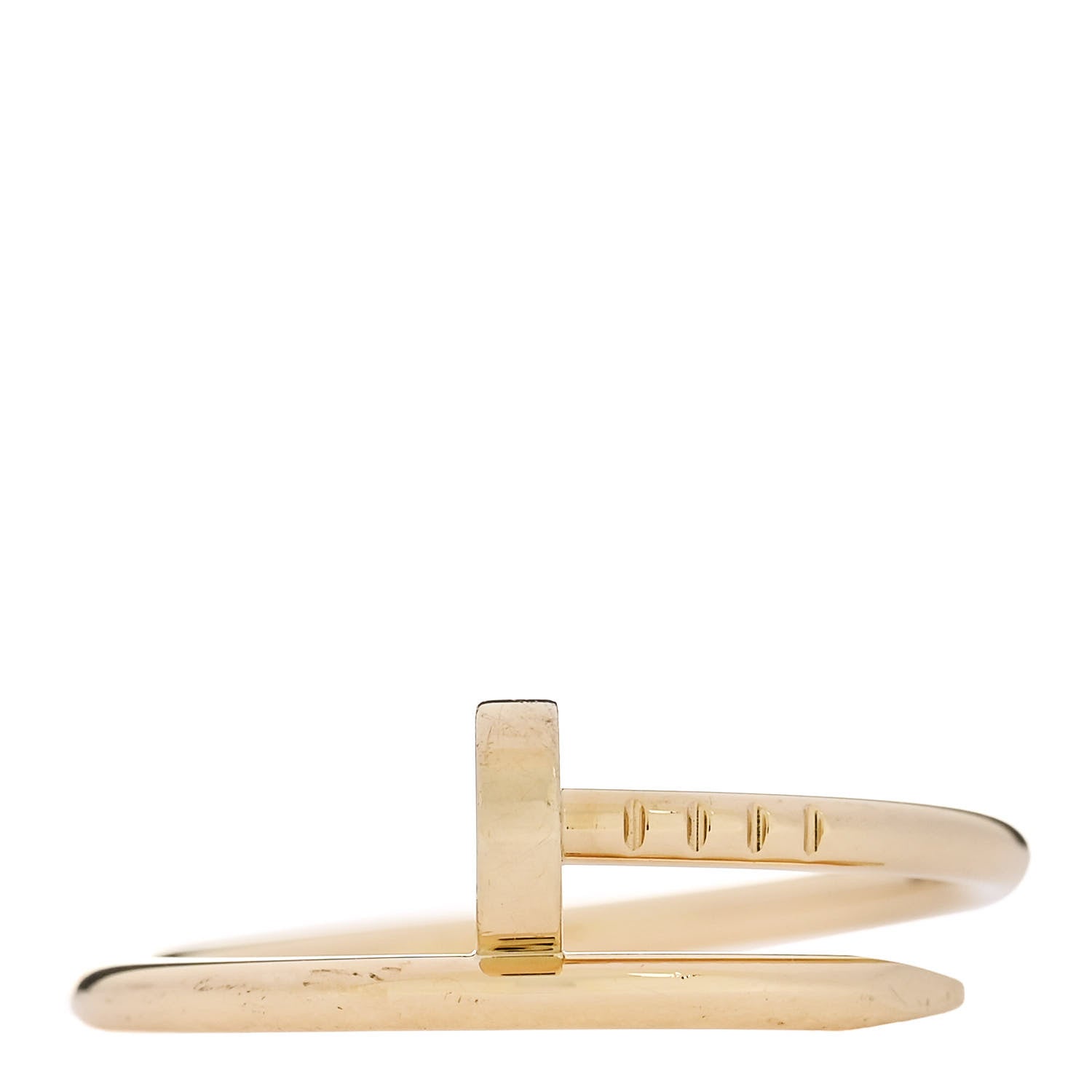 Cartier 18K Yellow Gold Small Juste Un Clou Ring 60 9 1 of 5