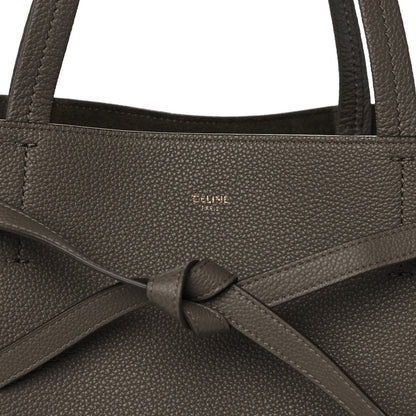 Celine Soft Grained Calfskin Small Belt Cabas Phantom Taupe 7 of 9
