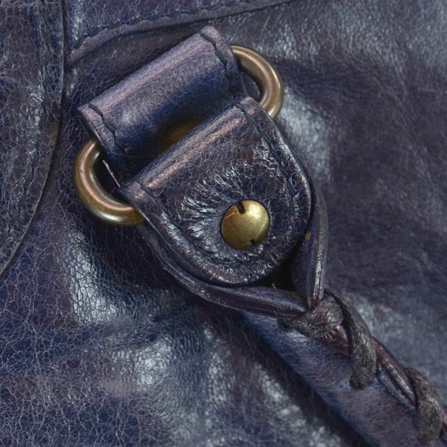 Balenciaga Chevre Mid Afternoon Tote Blueberry 6 of 11