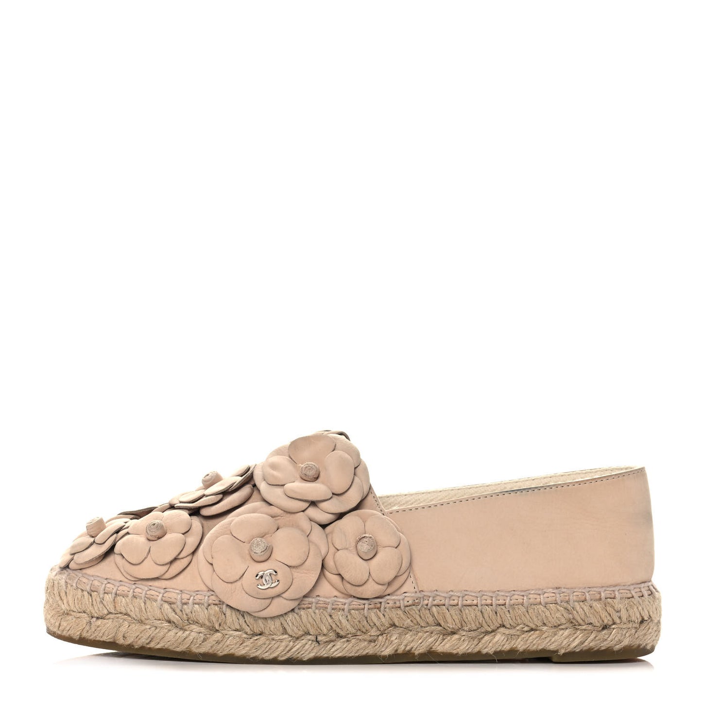 Suede Camellia CC Espadrilles 38 Pink