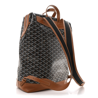 Goyard Goyardine Calfskin Cisalpin Backpack Black Gold 3 of 9