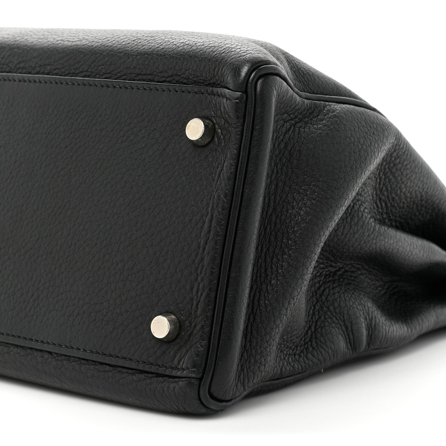 Hermes Taurillon Clemence Kelly Retourne 35 Black 8 of 16