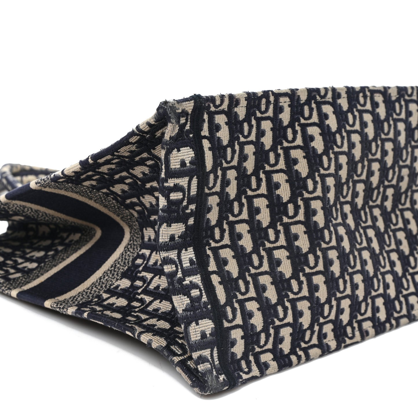 Oblique Large Book Tote Blue Multicolor