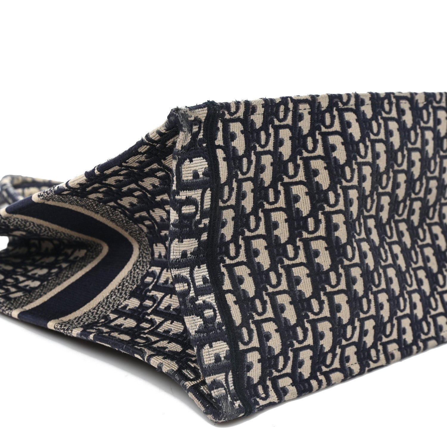 Christian Dior Oblique Large Book Tote Blue Multicolor 9 of 10