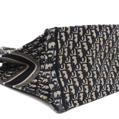 Christian Dior Oblique Large Book Tote Blue Multicolor 9 of 10