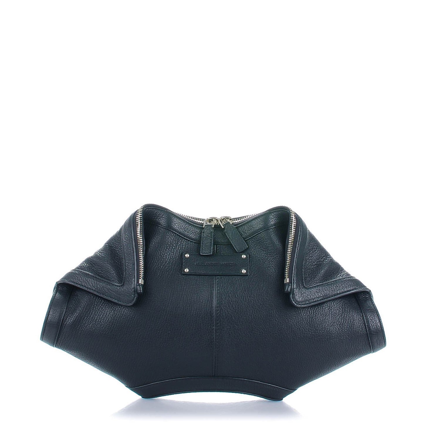 Calfskin De Manta Clutch Black