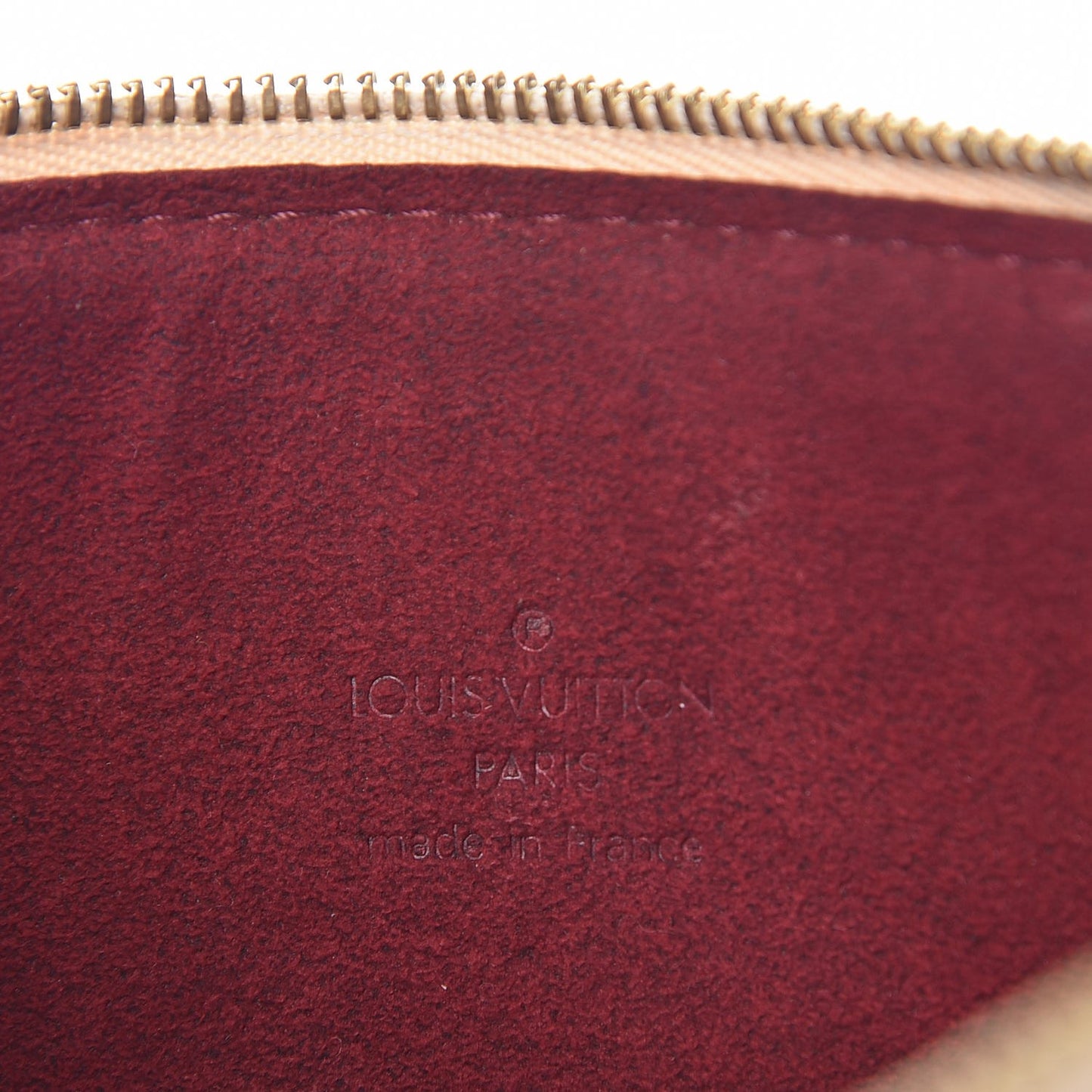 Monogram Multicolor Pochette Accessories White