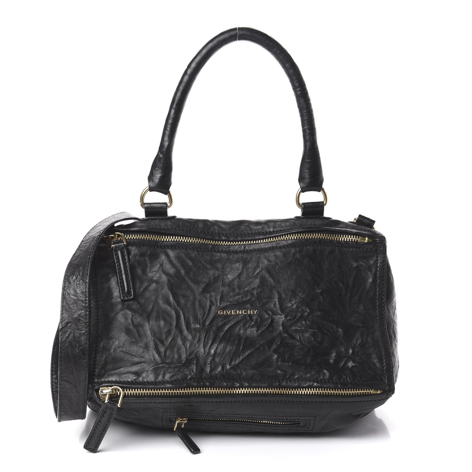 Givenchy Tumbled Sheepskin Medium Pandora Bag Black 1 of 8