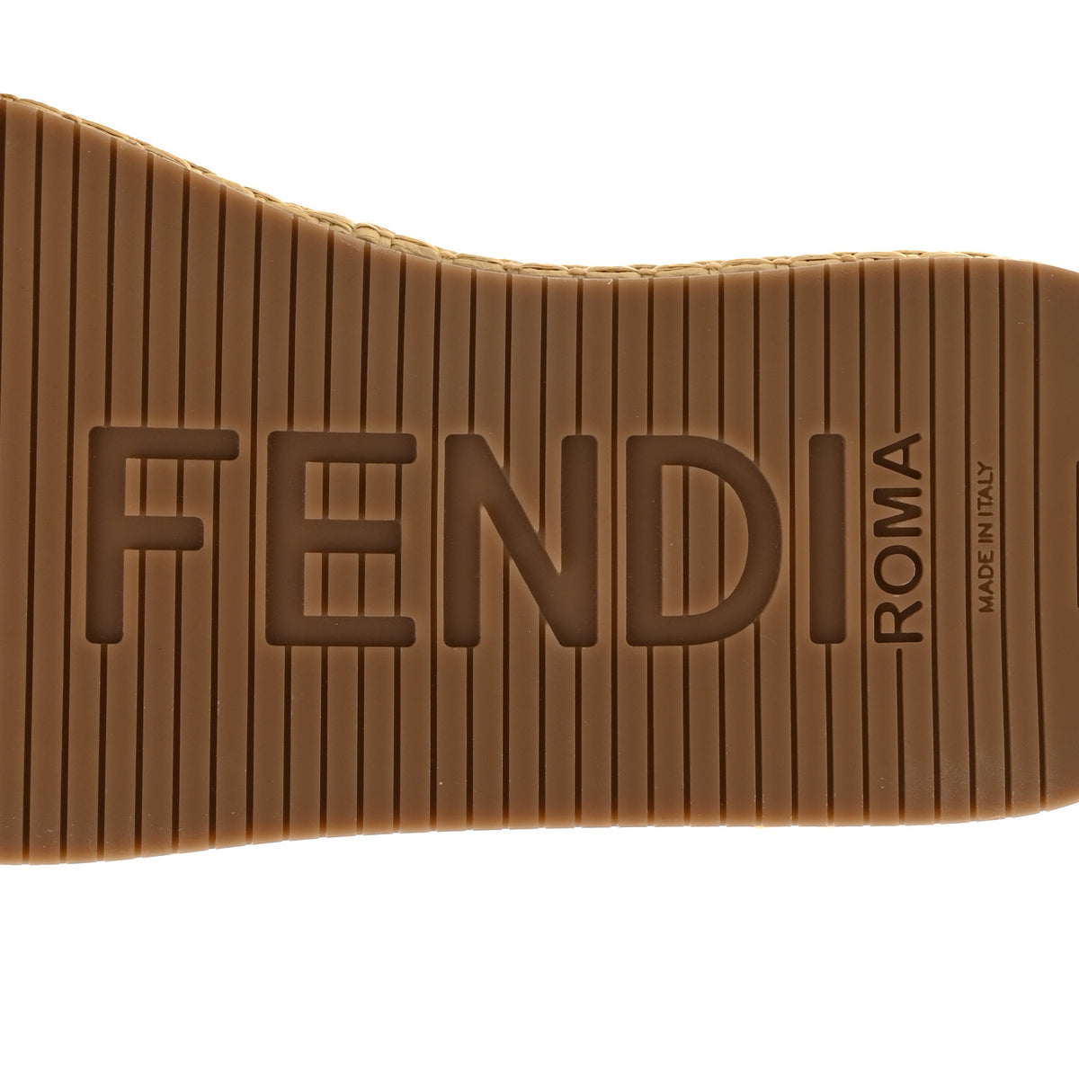 Raffia Womens FF Sunshine Flatform Slide Sandals 39 Beige