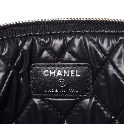 Chanel Canvas Large Deauville Pouch Grey 5 of 8
