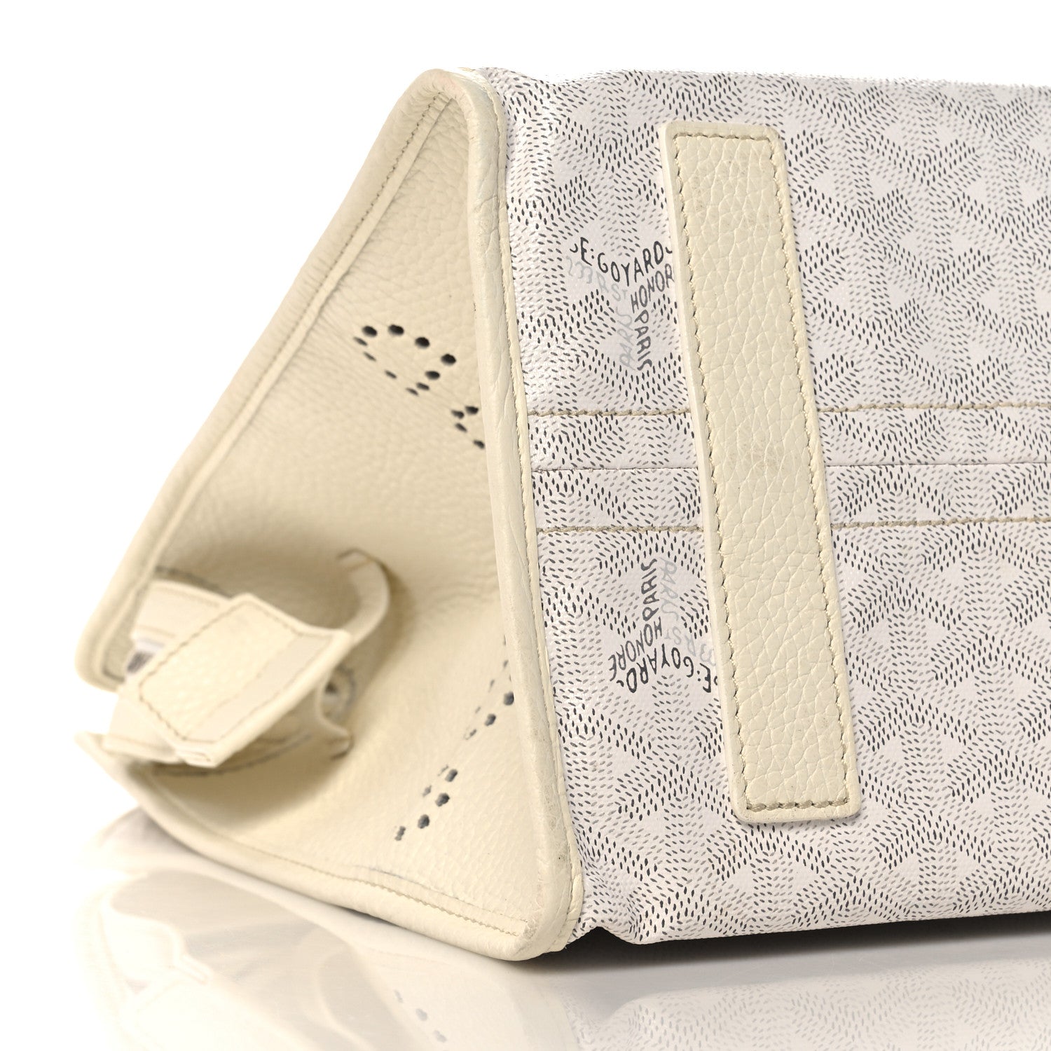 Goyard Goyardine Sac Hardy Pet Carrier PM White 7 of 10