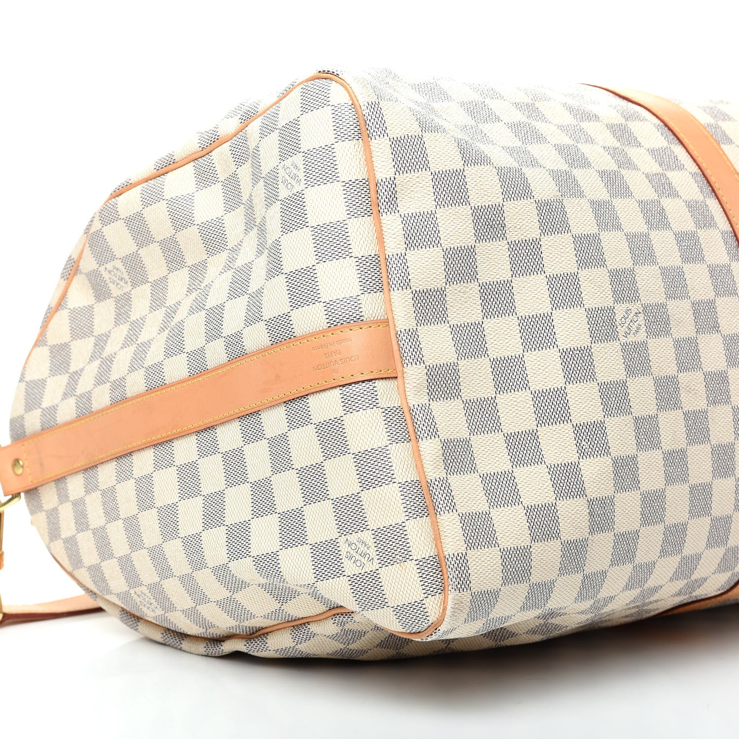 Louis Vuitton Damier Azur Keepall Bandouliere 55 5 of 13