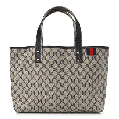 Gucci GG Plus Monogram Medium Signature Web Loop Tote Navy 1 of 9