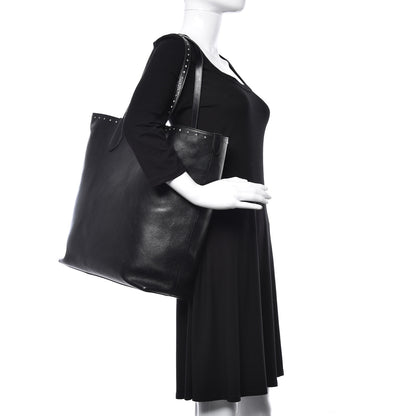 Alexander McQueen Calfskin Studded Tote Black 2 of 10