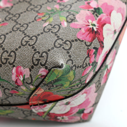 Gucci GG Supreme Monogram Blooms Small Reversible Tote Beige Multicolor Dry Rose 11 of 18