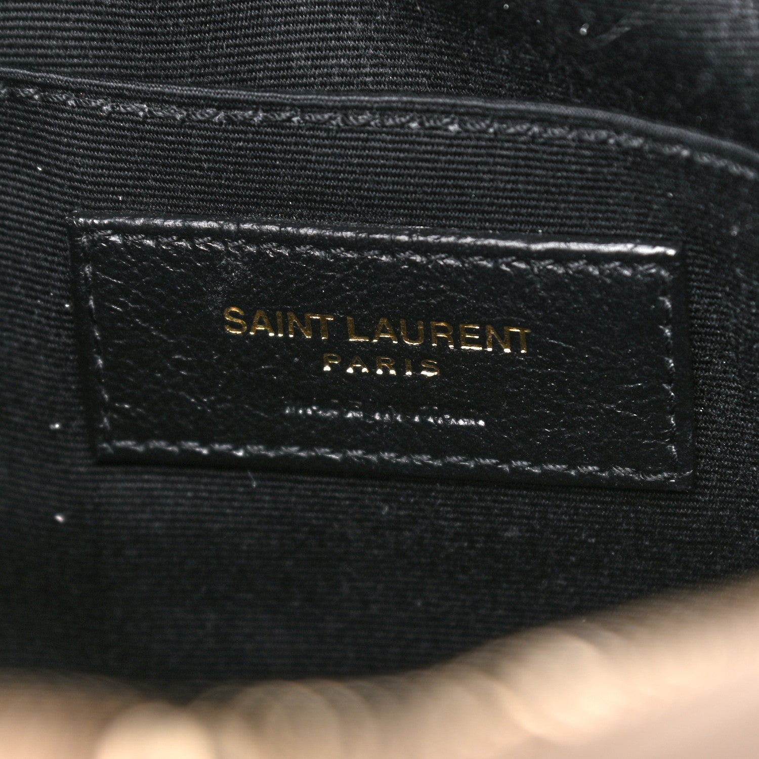 Saint Laurent Calfskin Matelasse Monogram Lou Camera Bag Dark Latte 6 of 9