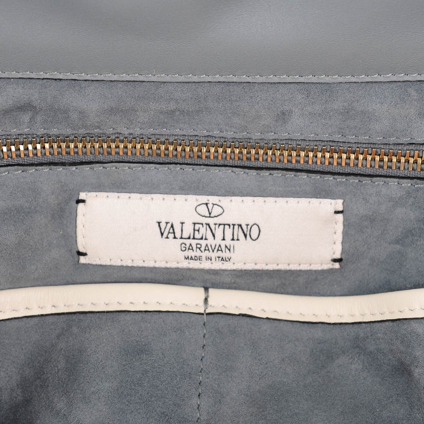 Vitello Monogram Kimono 1997 Print Medium Rockstud Tote Light Blue
