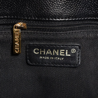 Chanel Caviar Quilted Petit Shopping Tote PST Black 6 of 7