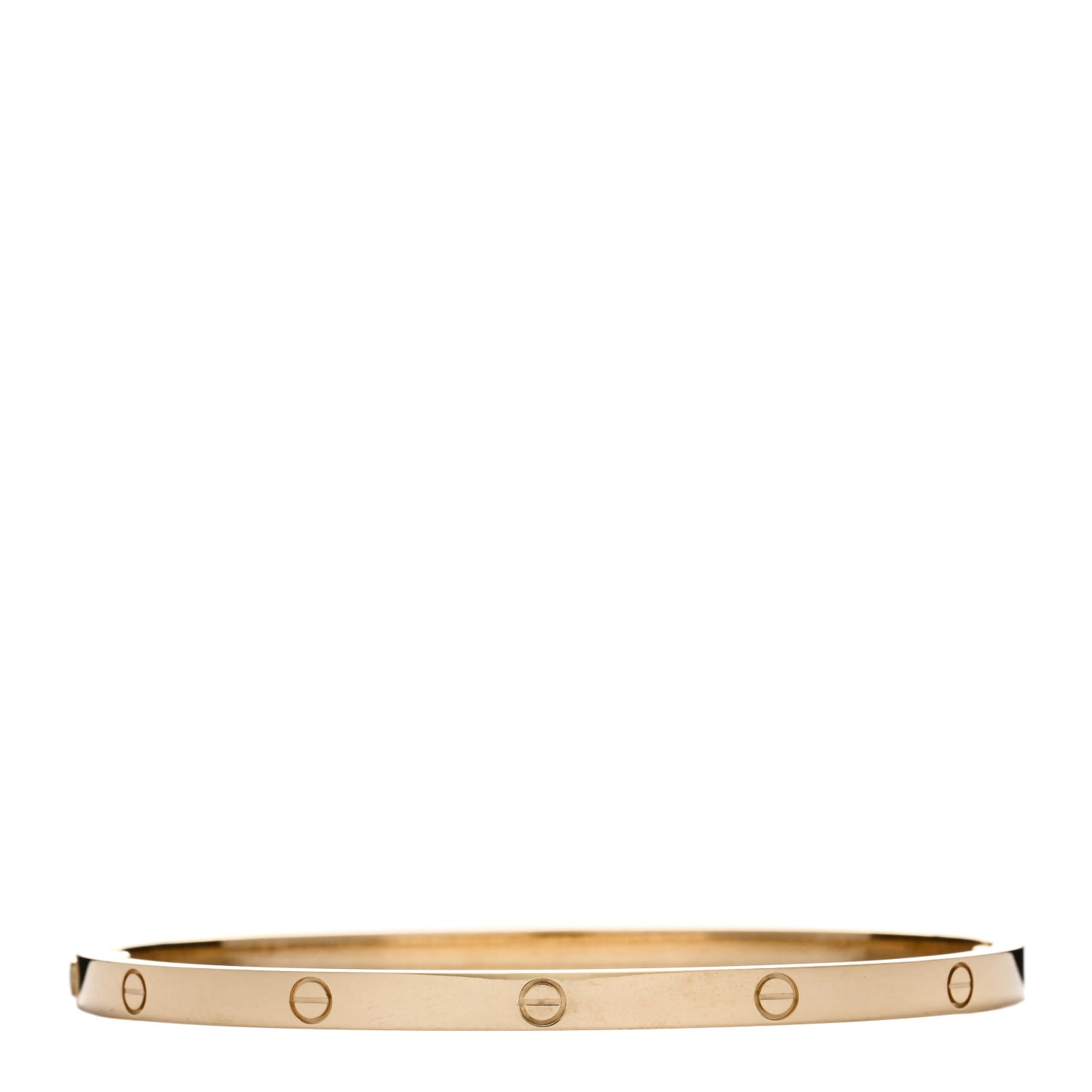 18K Yellow Gold Small LOVE Bracelet 17