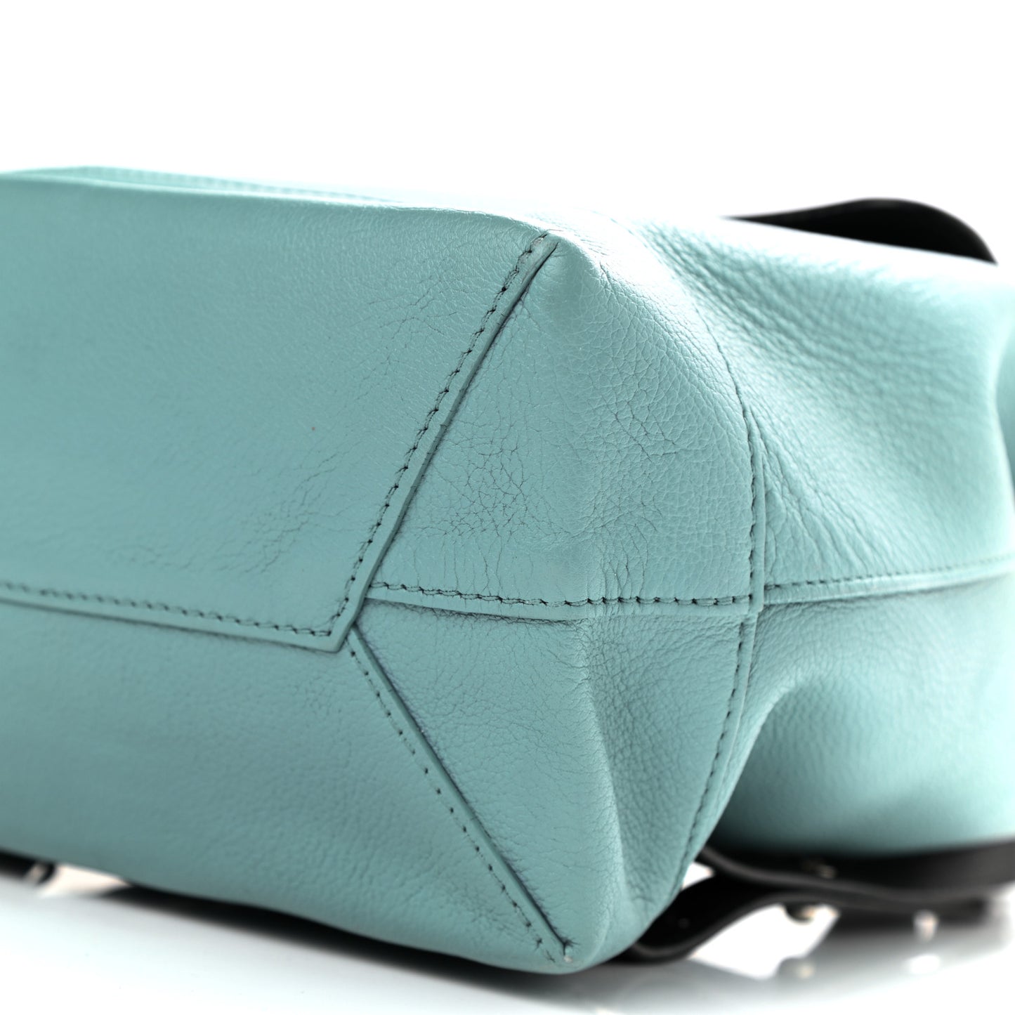 Calfskin Lockme Backpack Sky