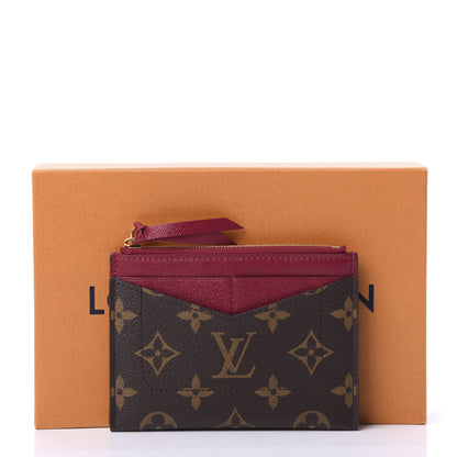 Louis Vuitton Monogram Zipped Card Holder Fuchsia 9 of 9