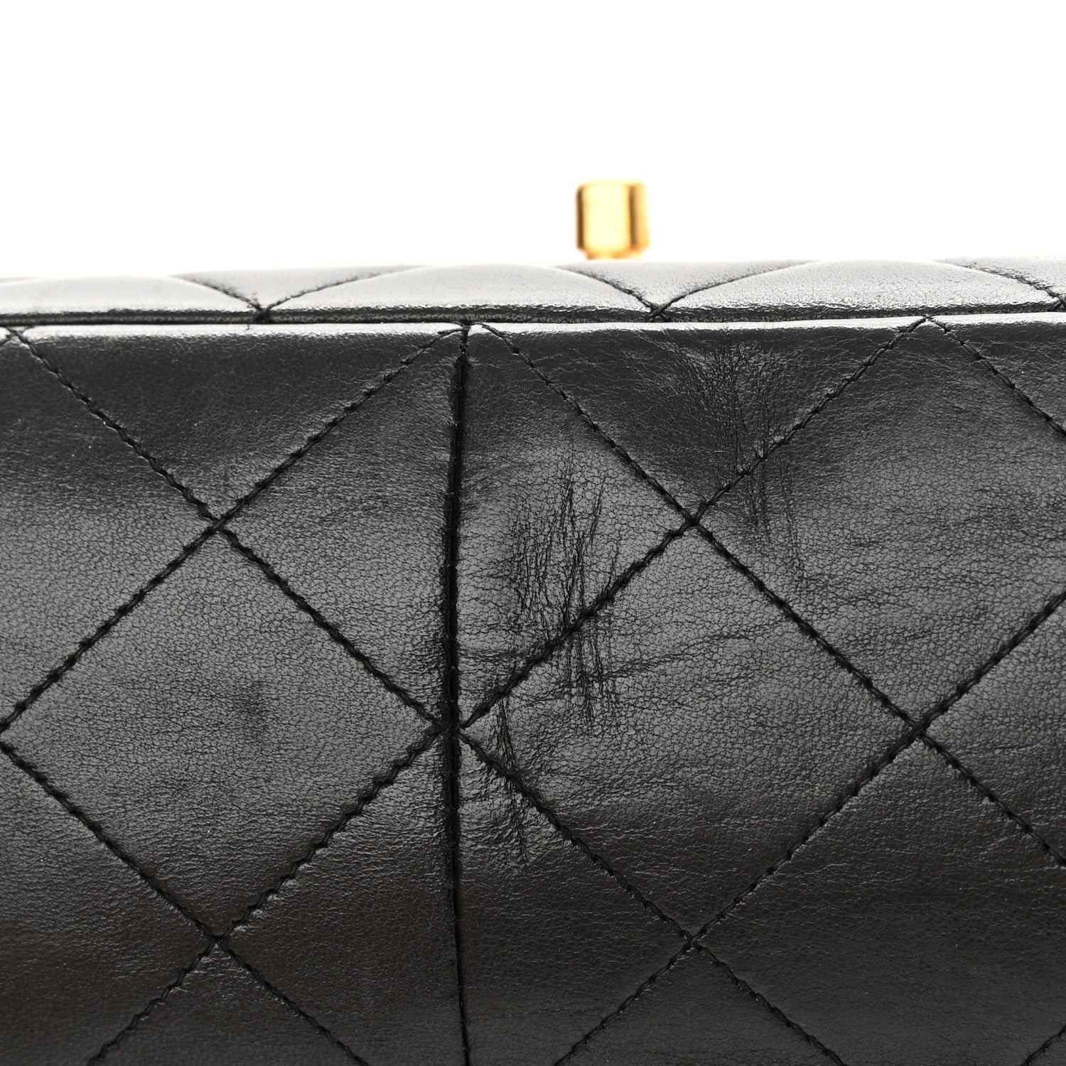 Chanel Lambskin Quilted Jumbo Single Flap Black 15 of 19