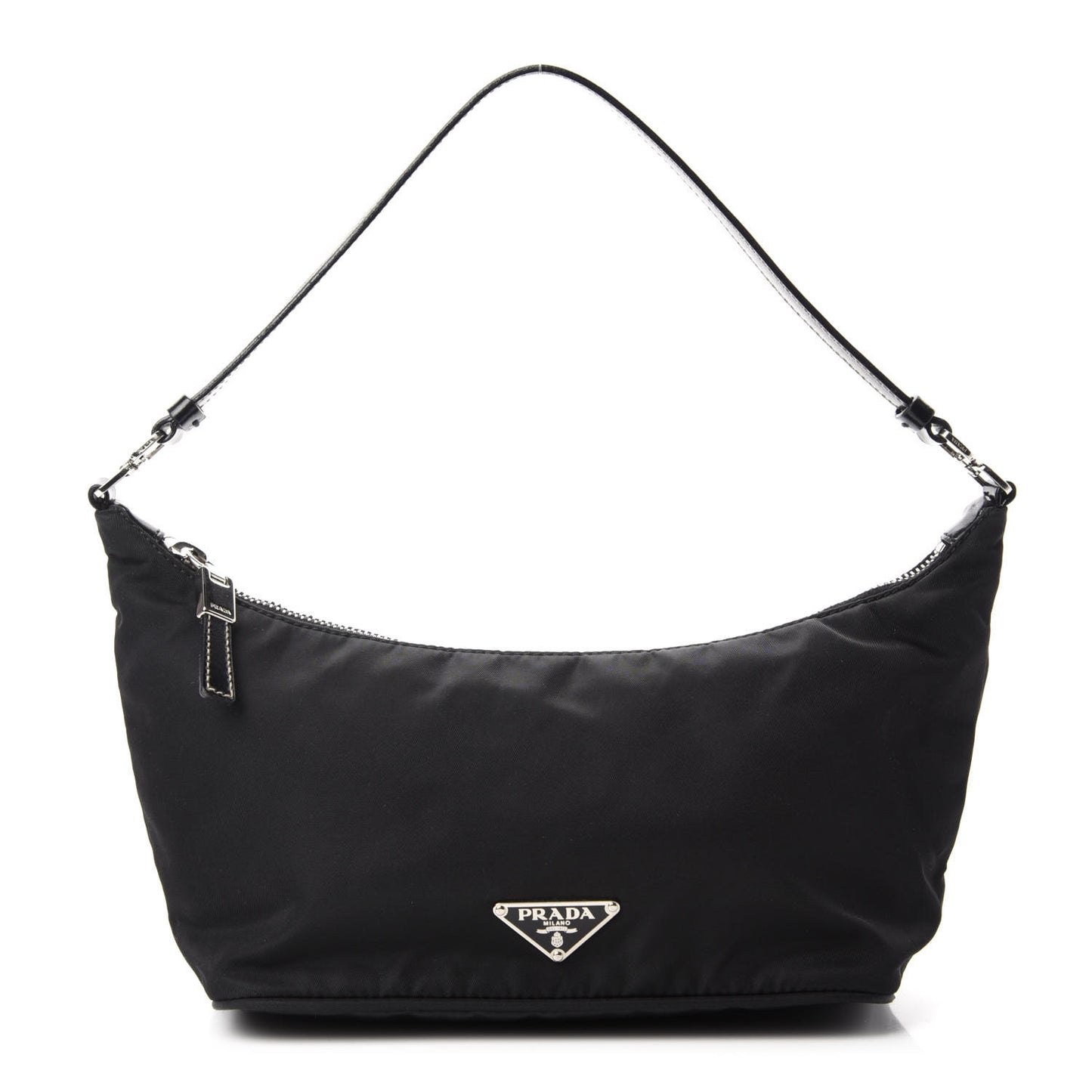 Tessuto Nylon Pochette Bag Black