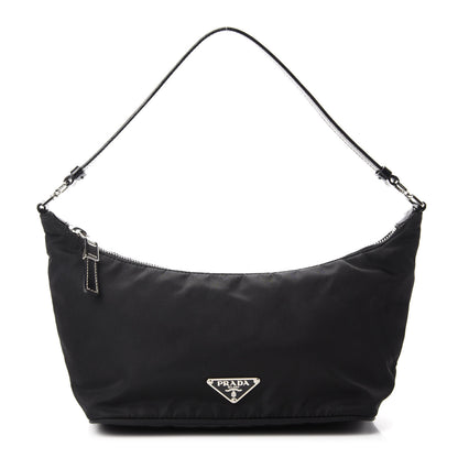 Prada Tessuto Nylon Pochette Bag Black 1 of 9