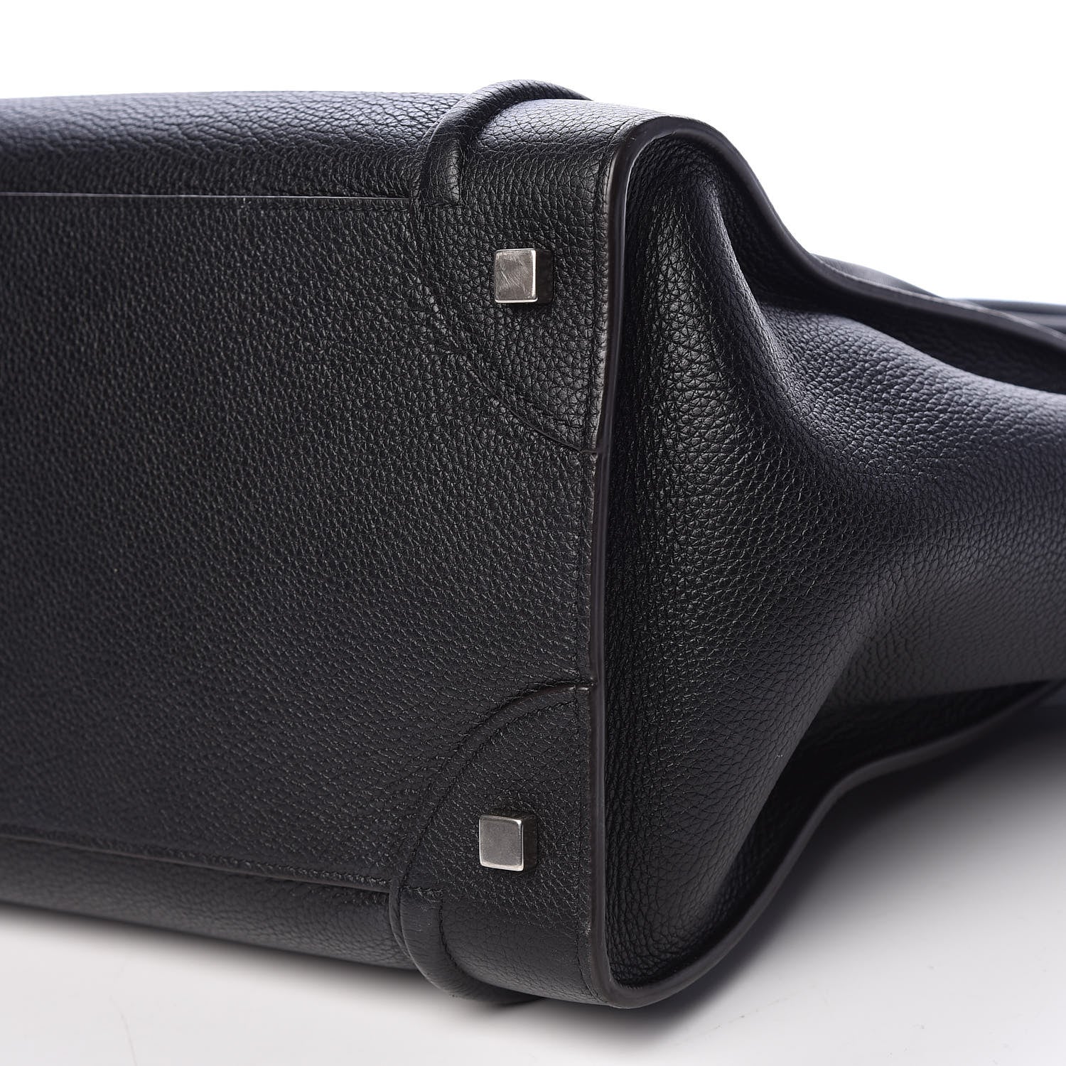 Celine Drummed Calfskin Mini Luggage Black 11 of 12