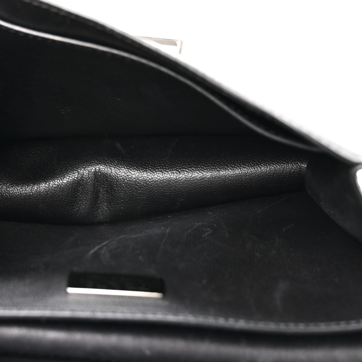 City Calf Saffiano Cahier Bag Black