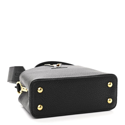 Louis Vuitton Taurillon Mini Capucines Black 4 of 13