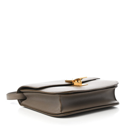 Celine Liege Calfskin Medium Classic Box Flap Bag Souris 4 of 13