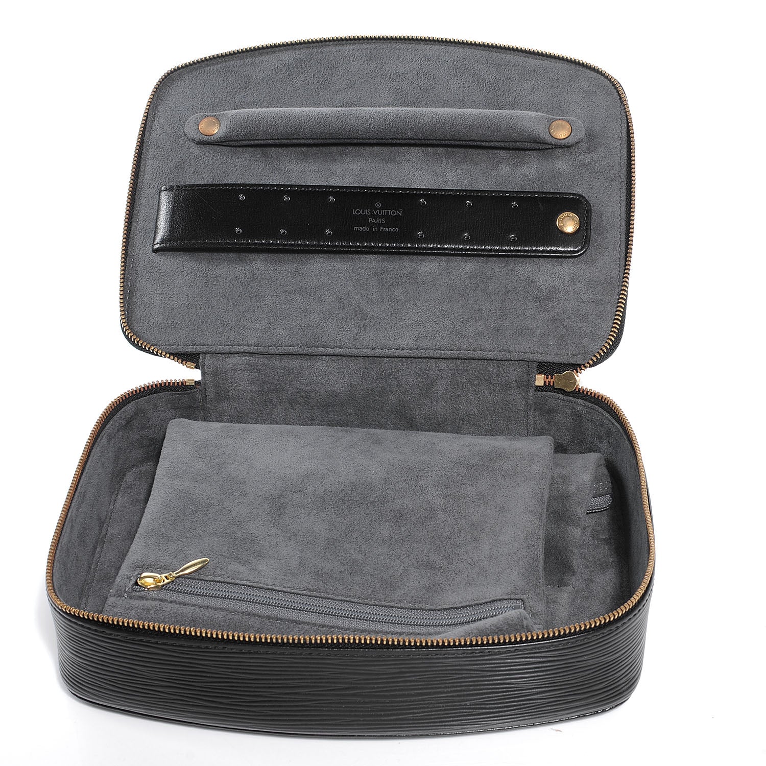 Louis Vuitton Epi Monte Carlo Jewelry Case Box Black 6 of 8