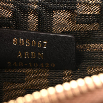 Fendi Vitello Grace Jacquard FF Mini By The Way Top Handle Boston Bag  Gianduia Panna 7 of 10