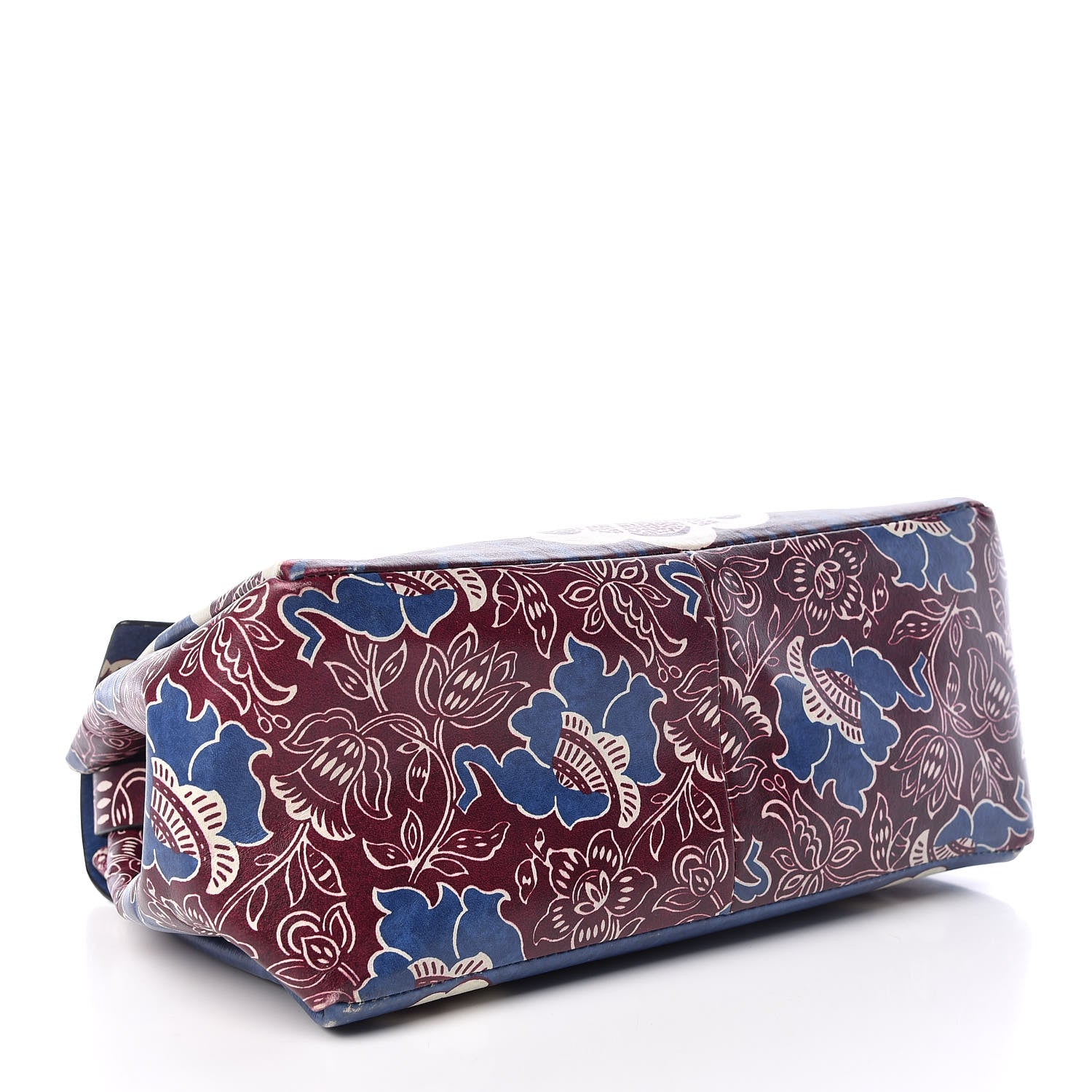 Valentino Garavani Calfskin Mime Print Single Handle Bag Blue 4 of 11