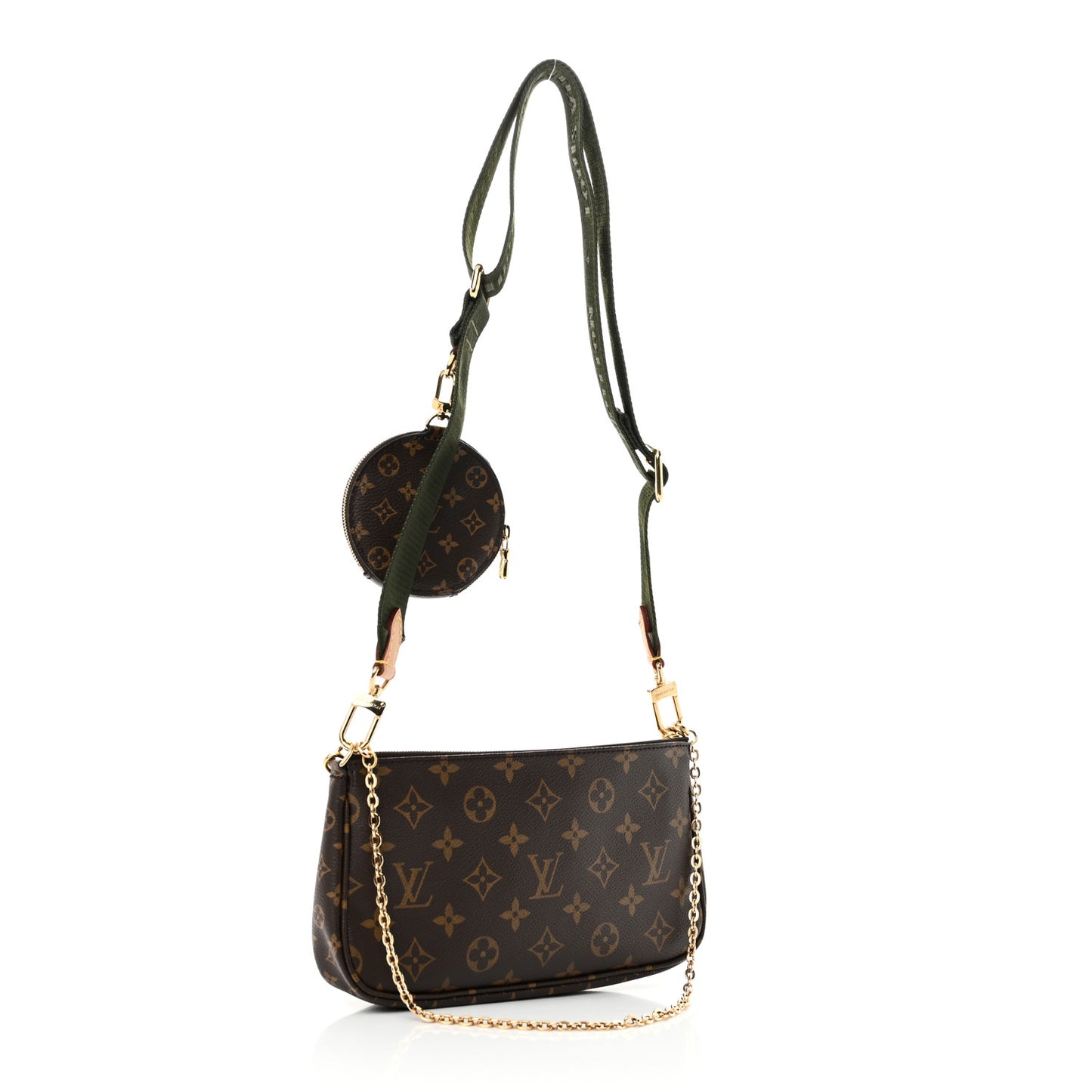 Monogram Multi Pochette Accessories Kaki