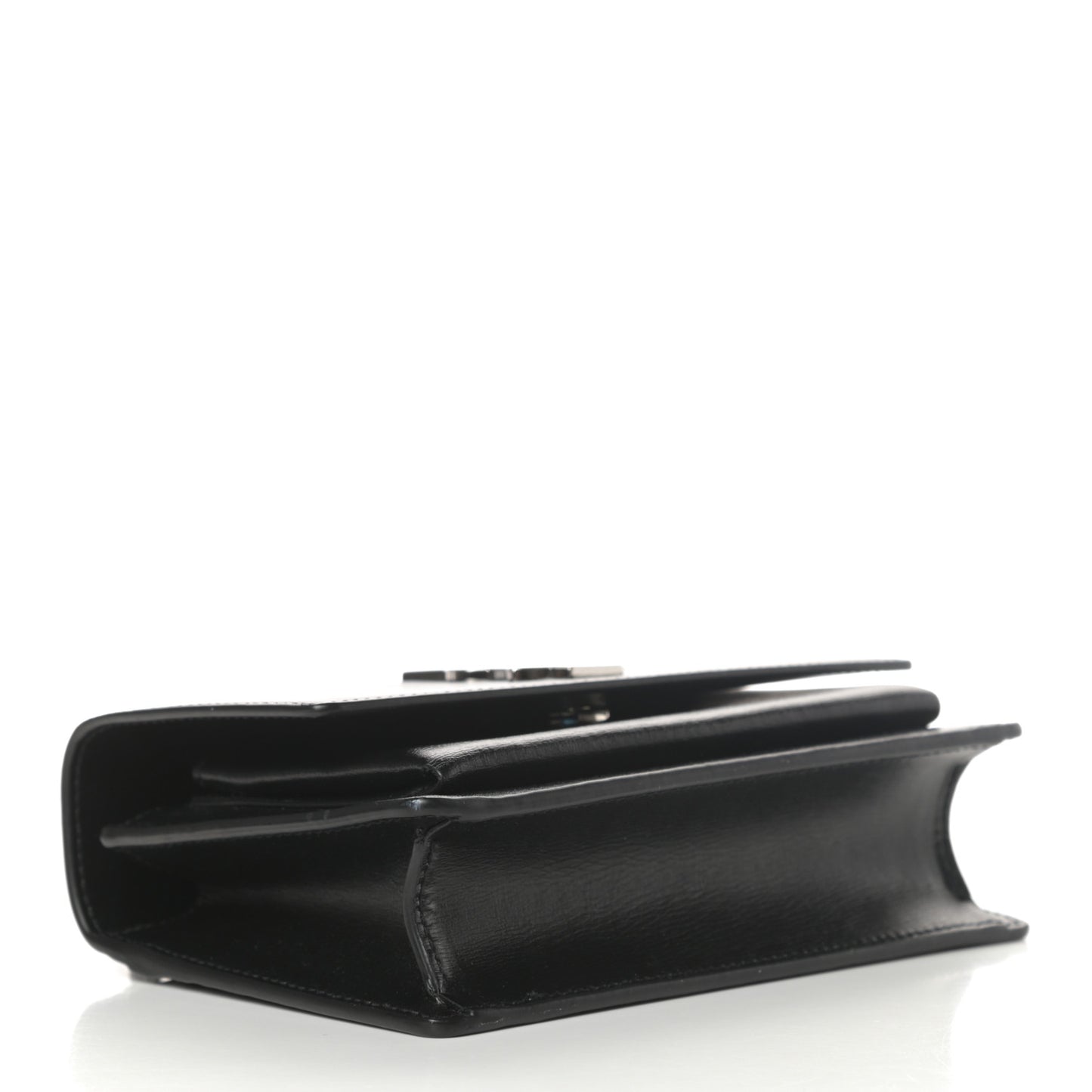 Calfskin Monogram Sunset Chain Wallet Black