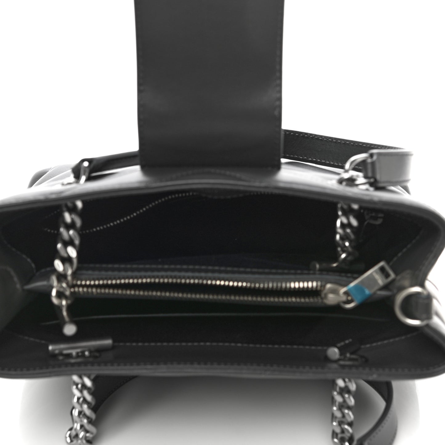 Calfskin Y Quilted Monogram Small Loulou Shopper Grey
