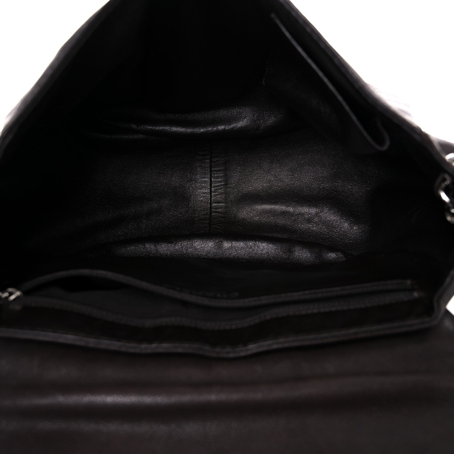 Chanel Caviar Half Moon Large Flap Dark Brown 5 of 22