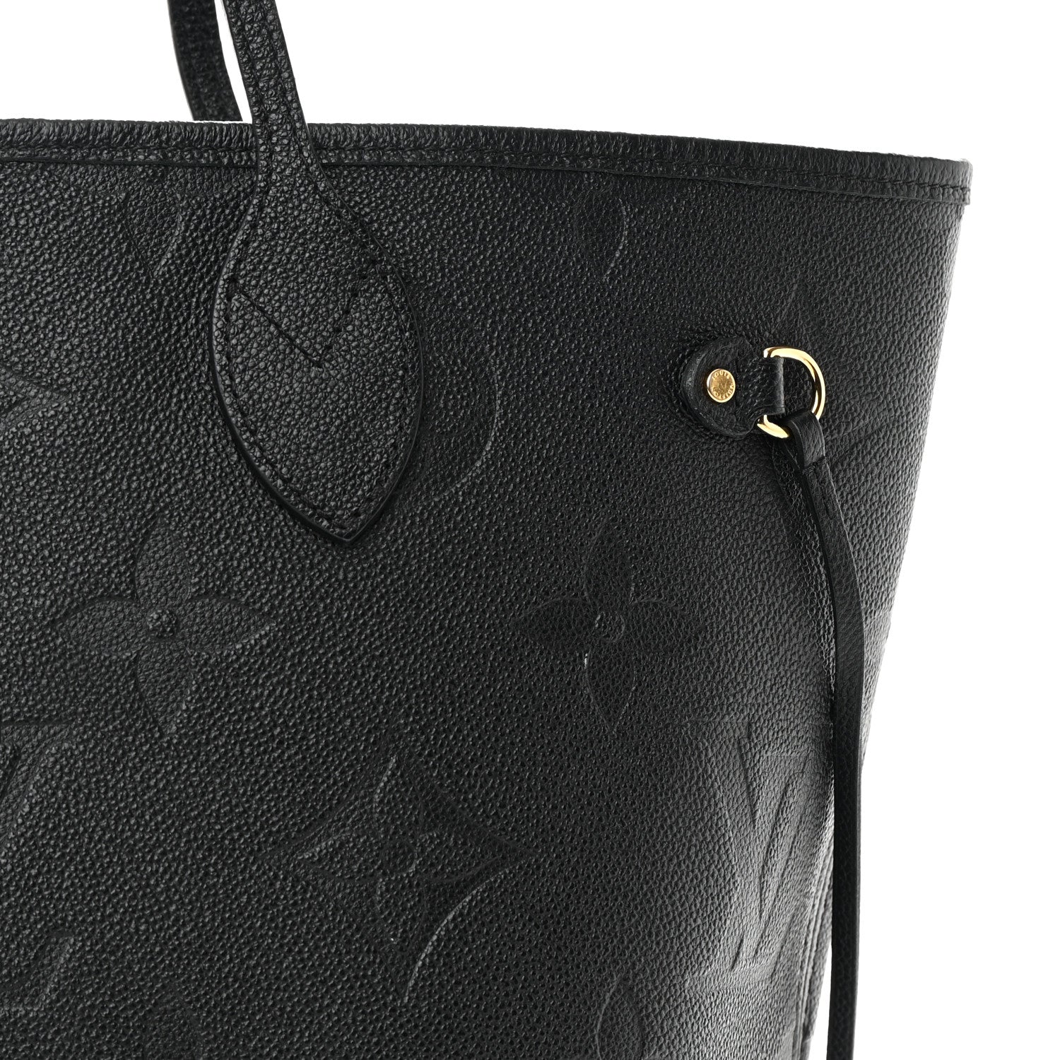Louis Vuitton Empreinte Monogram Giant Neverfull MM Black 10 of 13