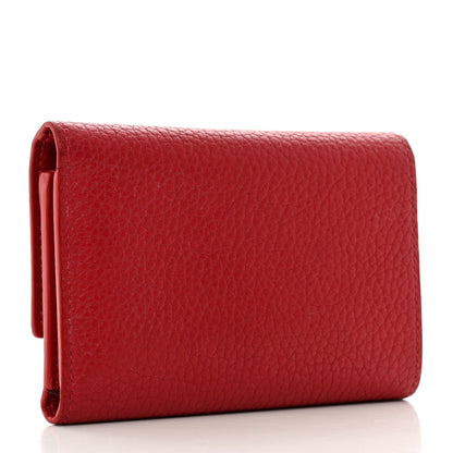 Louis Vuitton Taurillon Capucines Compact Wallet Scarlet 3 of 12