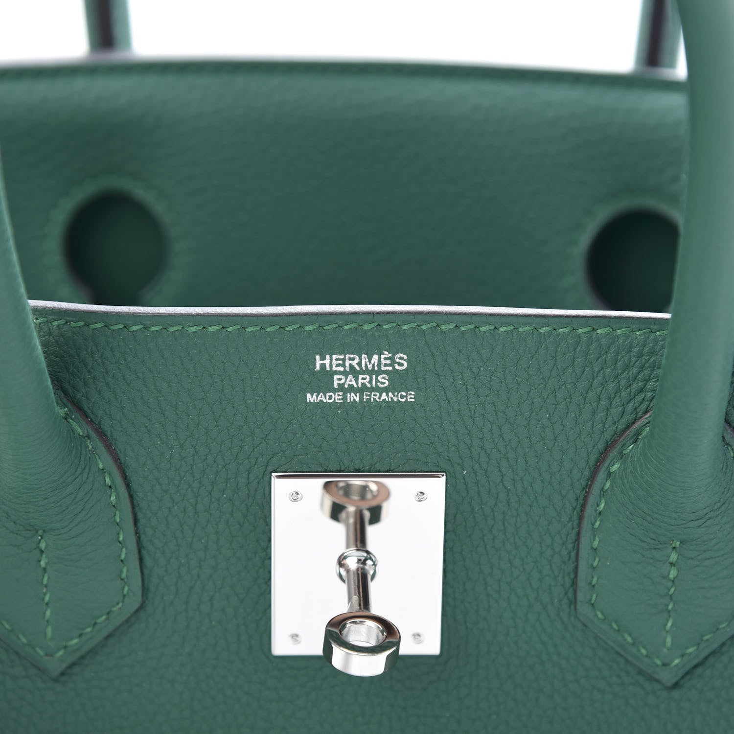 Hermes Togo Birkin 30 Malachite 7 of 15